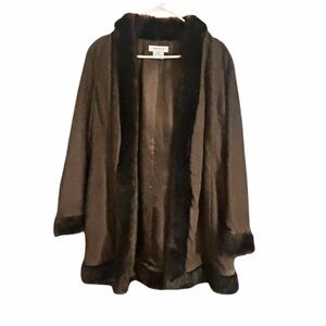 Nine West Faux Fur Coat